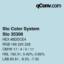 Color code: Sto Color System - Sto 35306 | qconv.com