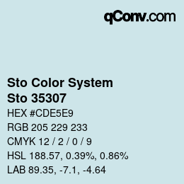 Código de color: Sto Color System - Sto 35307 | qconv.com