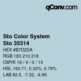 Código de color: Sto Color System - Sto 35314 | qconv.com