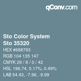 Color code: Sto Color System - Sto 35320 | qconv.com