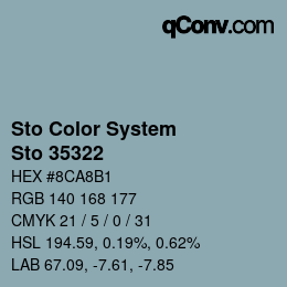Farbcode: Sto Color System - Sto 35322 | qconv.com
