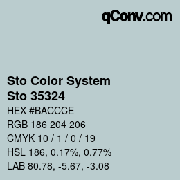 カラーコード: Sto Color System - Sto 35324 | qconv.com