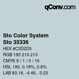 Color code: Sto Color System - Sto 35336 | qconv.com