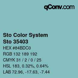 Color code: Sto Color System - Sto 35403 | qconv.com