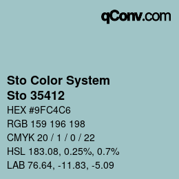 カラーコード: Sto Color System - Sto 35412 | qconv.com