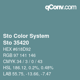 カラーコード: Sto Color System - Sto 35420 | qconv.com