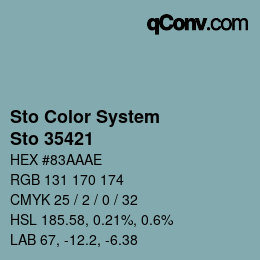 Color code: Sto Color System - Sto 35421 | qconv.com