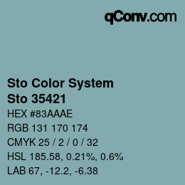 カラーコード: Sto Color System - Sto 35421 | qconv.com
