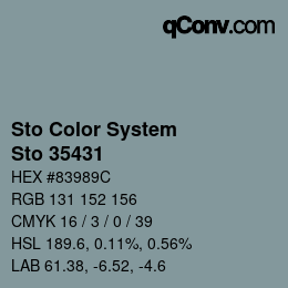 Color code: Sto Color System - Sto 35431 | qconv.com