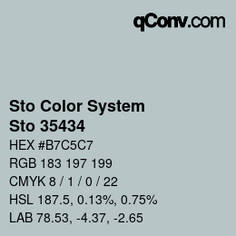 Farbcode: Sto Color System - Sto 35434 | qconv.com