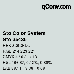 Color code: Sto Color System - Sto 35436 | qconv.com