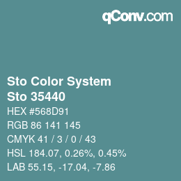 Color code: Sto Color System - Sto 35440 | qconv.com