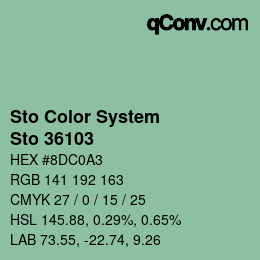 Farbcode: Sto Color System - Sto 36103 | qconv.com