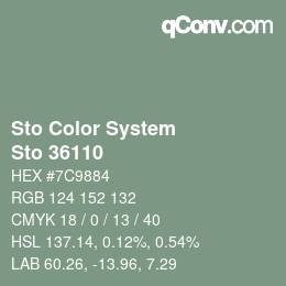 Farbcode: Sto Color System - Sto 36110 | qconv.com