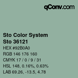 カラーコード: Sto Color System - Sto 36121 | qconv.com