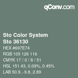 カラーコード: Sto Color System - Sto 36130 | qconv.com