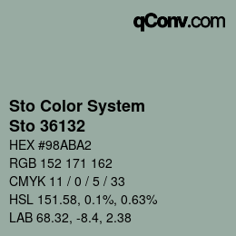 Color code: Sto Color System - Sto 36132 | qconv.com