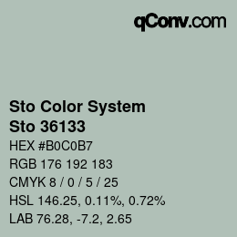 Color code: Sto Color System - Sto 36133 | qconv.com