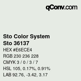 カラーコード: Sto Color System - Sto 36137 | qconv.com