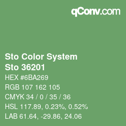 Color code: Sto Color System - Sto 36201 | qconv.com