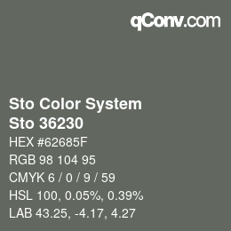 Color code: Sto Color System - Sto 36230 | qconv.com