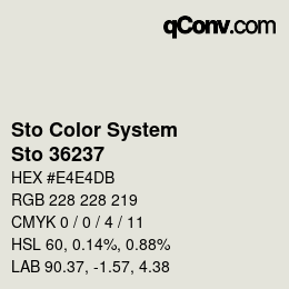 カラーコード: Sto Color System - Sto 36237 | qconv.com