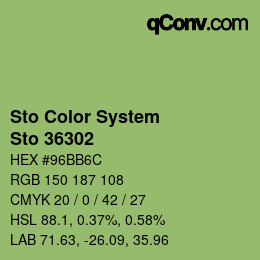 Color code: Sto Color System - Sto 36302 | qconv.com