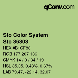 Código de color: Sto Color System - Sto 36303 | qconv.com