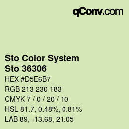 カラーコード: Sto Color System - Sto 36306 | qconv.com