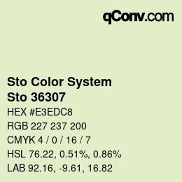 カラーコード: Sto Color System - Sto 36307 | qconv.com