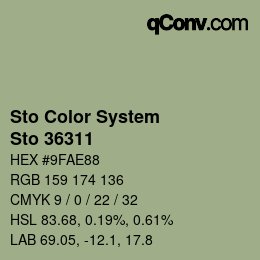 Farbcode: Sto Color System - Sto 36311 | qconv.com
