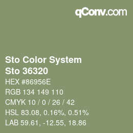 Color code: Sto Color System - Sto 36320 | qconv.com