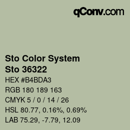 カラーコード: Sto Color System - Sto 36322 | qconv.com