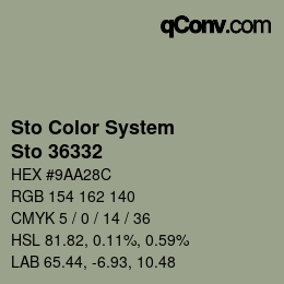 カラーコード: Sto Color System - Sto 36332 | qconv.com