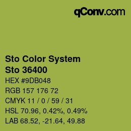 Color code: Sto Color System - Sto 36400 | qconv.com