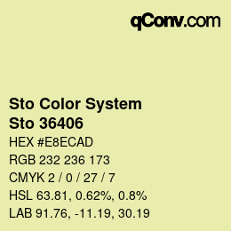 Color code: Sto Color System - Sto 36406 | qconv.com