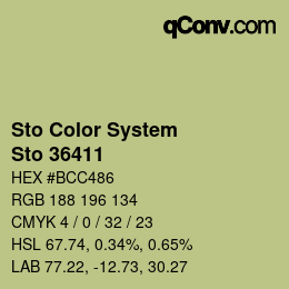 Farbcode: Sto Color System - Sto 36411 | qconv.com
