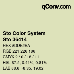 カラーコード: Sto Color System - Sto 36414 | qconv.com