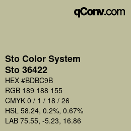 カラーコード: Sto Color System - Sto 36422 | qconv.com