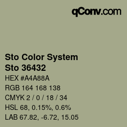 Farbcode: Sto Color System - Sto 36432 | qconv.com
