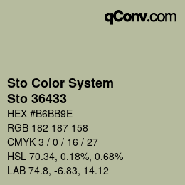 Color code: Sto Color System - Sto 36433 | qconv.com