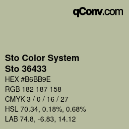 カラーコード: Sto Color System - Sto 36433 | qconv.com