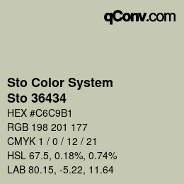カラーコード: Sto Color System - Sto 36434 | qconv.com
