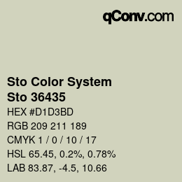 カラーコード: Sto Color System - Sto 36435 | qconv.com