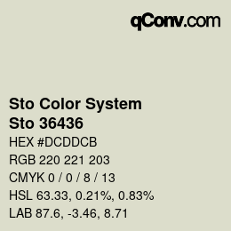 カラーコード: Sto Color System - Sto 36436 | qconv.com