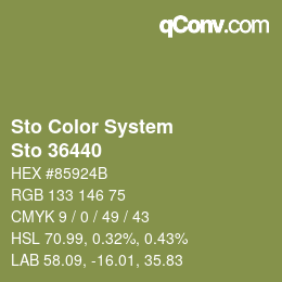 Color code: Sto Color System - Sto 36440 | qconv.com