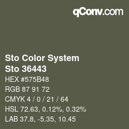 Color code: Sto Color System - Sto 36443 | qconv.com