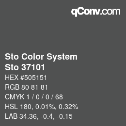 Código de color: Sto Color System - Sto 37101 | qconv.com