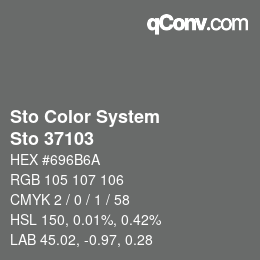 Color code: Sto Color System - Sto 37103 | qconv.com