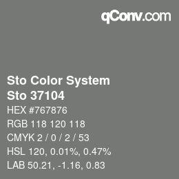 カラーコード: Sto Color System - Sto 37104 | qconv.com